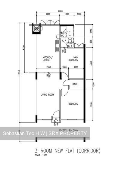 Blk 17 Marsiling Gardens (Woodlands), HDB 3 Rooms #542664541
